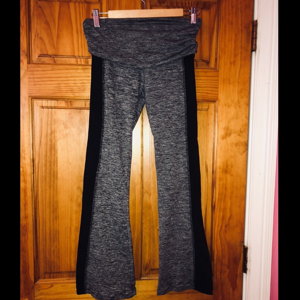 Hard tail stretch fold over pants